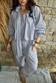 Larc Poet Blouse Cloud